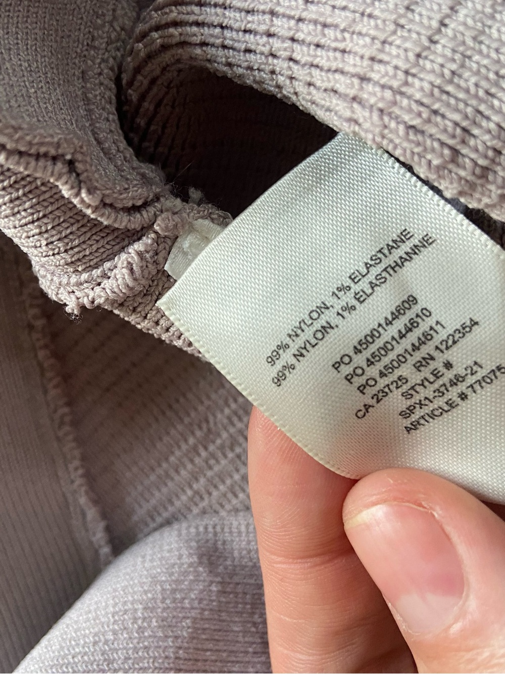Aritzia Babaton Cross-Front Knit Halter Top in Taupe - Picture 4 of 4